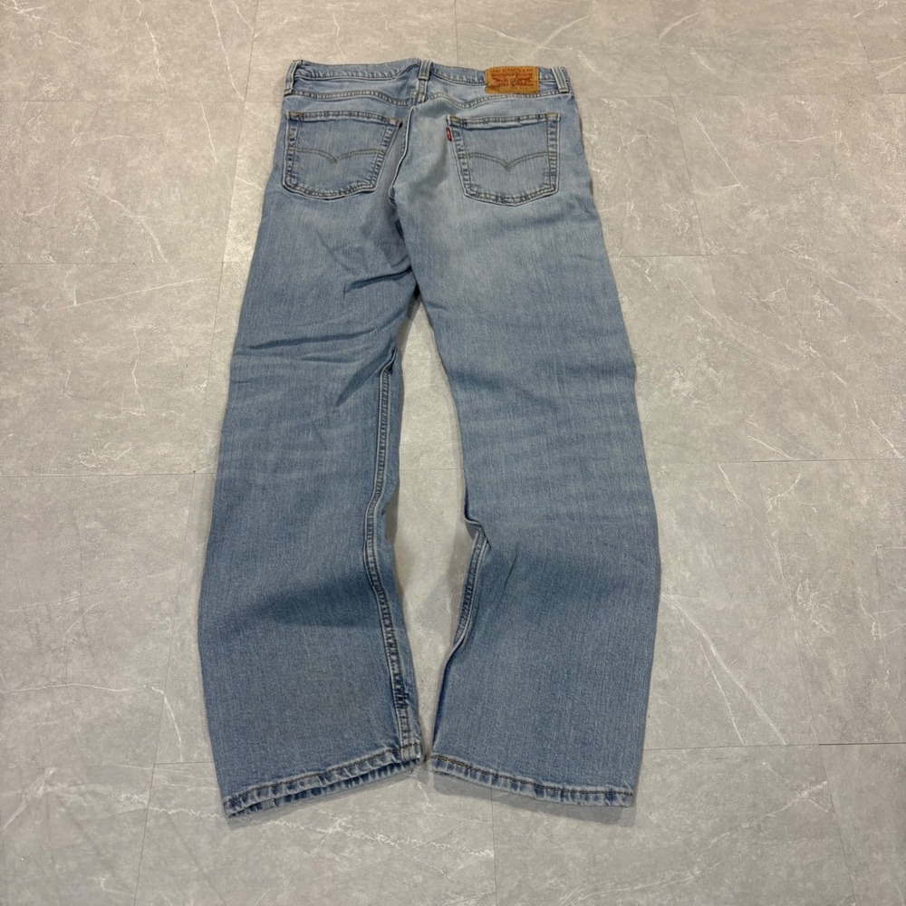 Levis 514 Mens Light Wash Straight Fit Denim Jeans Blue W32 L29 4805